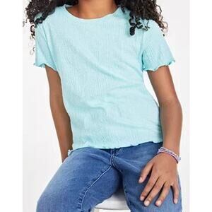Epic Threads Big Girls Solid-Color Textured T-Shirt Size 5